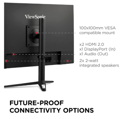 Viewsonic Monitor LED ViewSonic Entertainment VX2728J-2K 27"