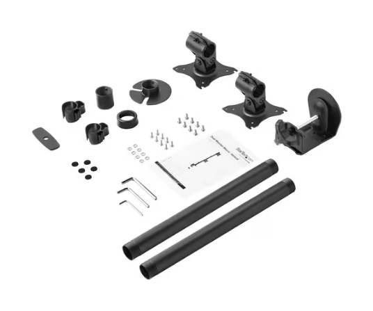 Soporte para Dos Monitores - Vertical de Acero 27"