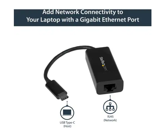Adaptador USB-C a Ethernet Gigabit USB 3.1 