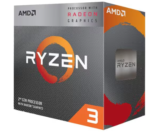 AMD Ryzen 3 3200G Quad-core (4 Core) 3.60GHz