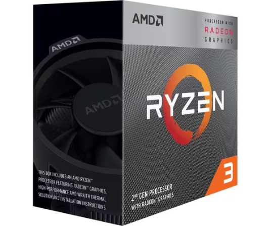 AMD Ryzen 3 3200G Quad-core (4 Core) 3.60GHz