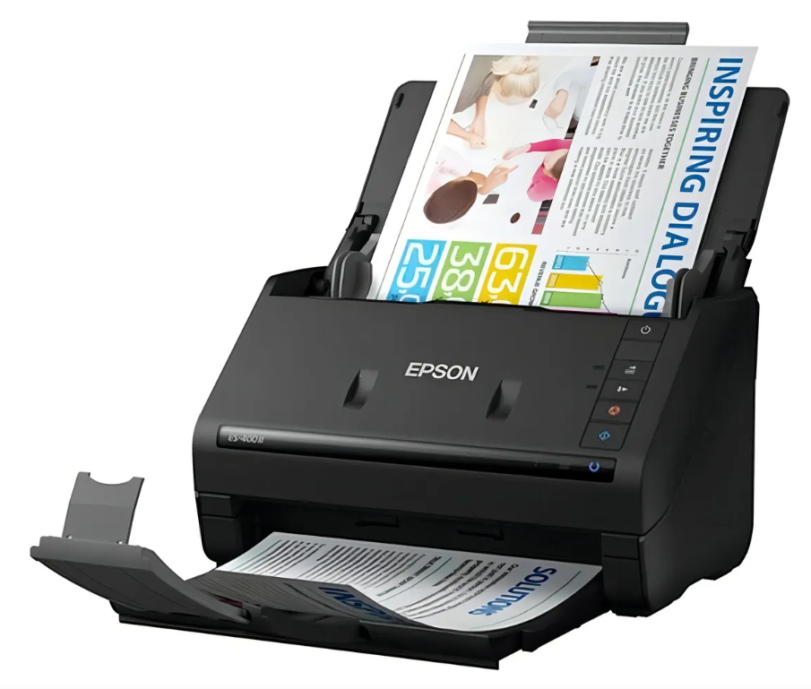 Escáner ADF Epson WorkForce ES-400 II - 600 ppp Óptico - 30 bits Color 