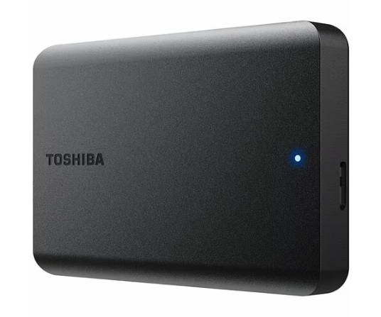 Disco Duro Pórtatil Toshiba Canvio Basics - 2.5" Externo - 1TB - Negro mate - USB 3.0