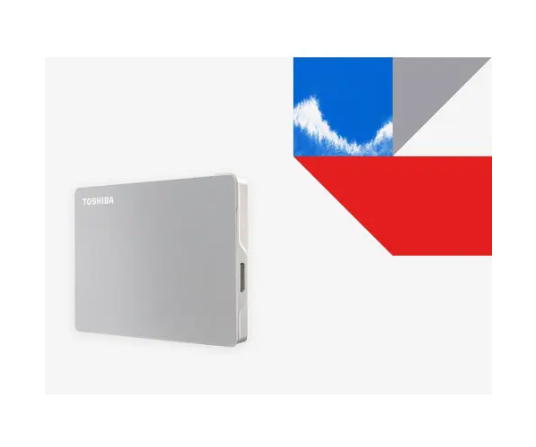 Disco Duro Pórtatil Toshiba Canvio Flex - Externo - 4TB - Plata - Tableta Dispositivo compatible - USB 3.0
