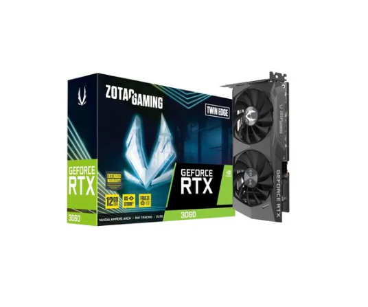 Zotac Tarjeta Gráfica Zotac NVIDIA GeForce RTX 3060 - 12GB GDDR6 - 1.78GHz Boost Clock 