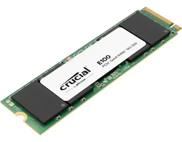 Unidad de estado sólido Crucial E100 - M.2 2280 Interno - 480GB - PCI Express NVMe (PCI Express NVMe 4.0) - 60TB TBW